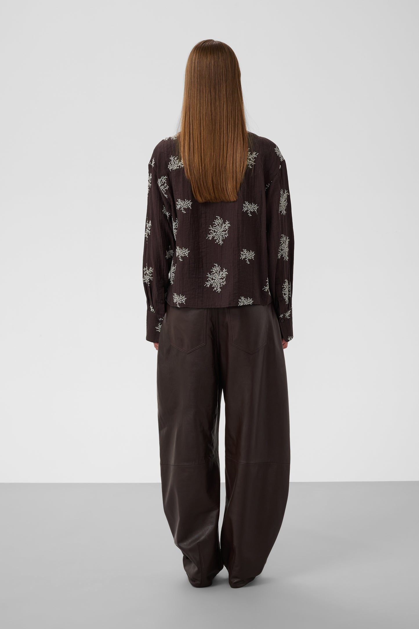 Soaked in Luxury  Azalea Shirt - Ganache