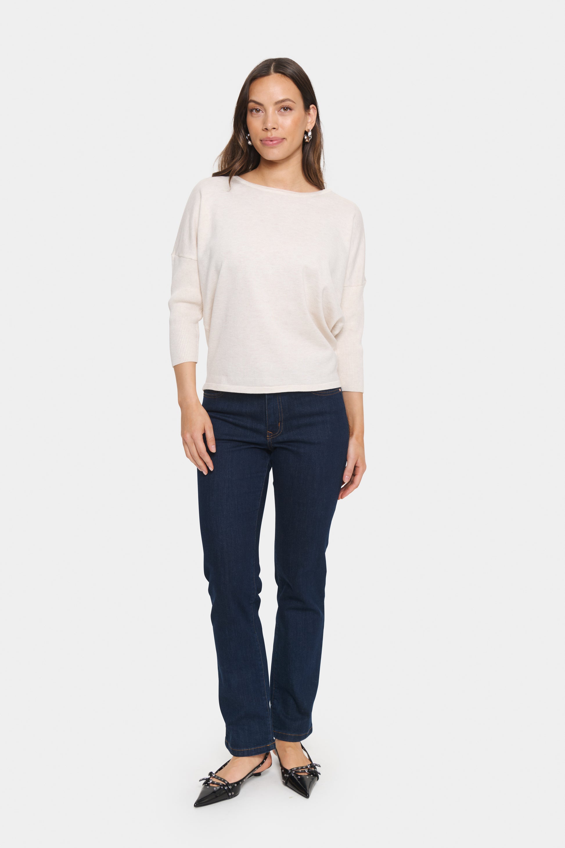 Saint Tropez Mila Round Neck Pullover