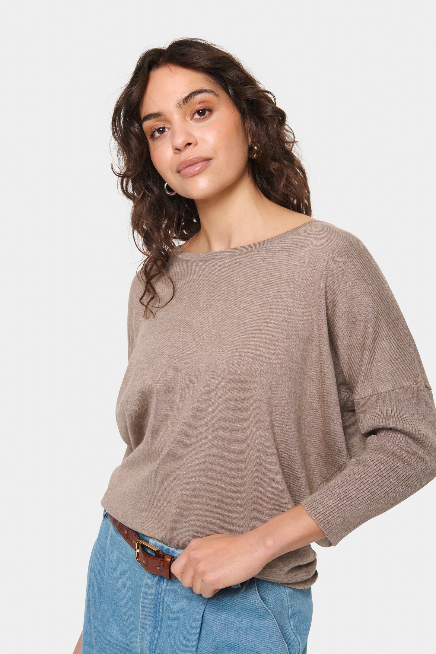 Saint Tropez Mila Round Neck Pullover