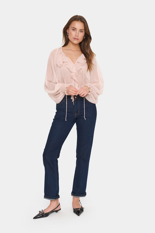 Saint Tropez Lazie Blouse - Sepia Rose