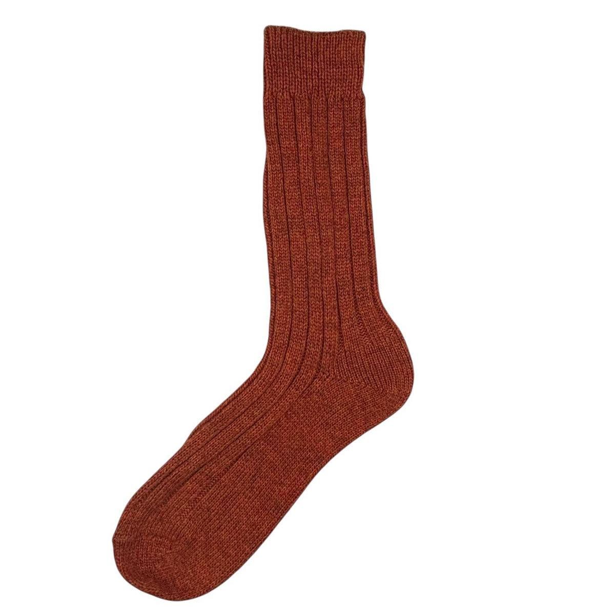 Sofia cashmere-blend pair of socks: Olive