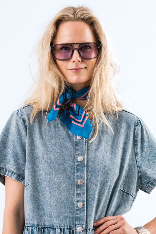 Lollys Laundry Hemlok Bandana - blue-8