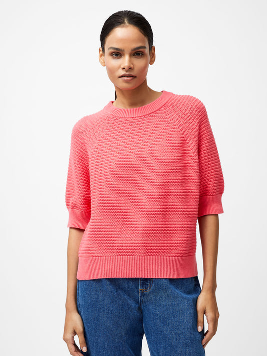 French Connection Lily Short Sleeve High Neck Top