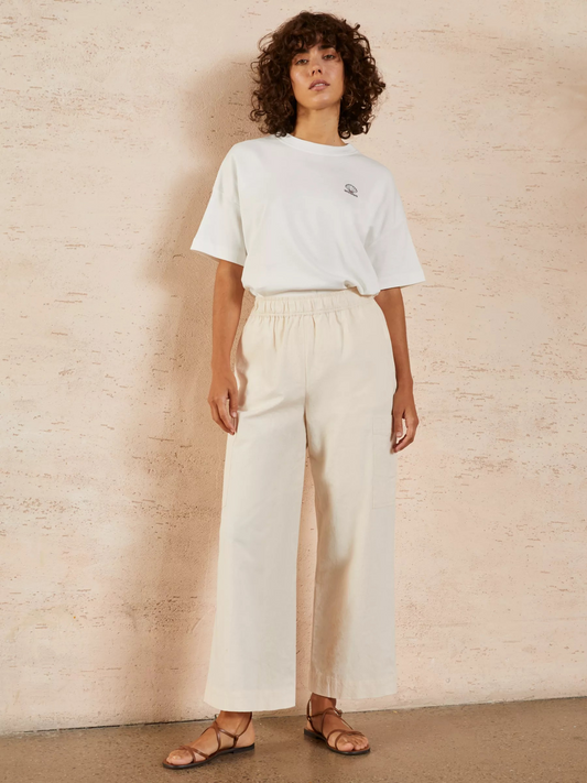 Great Plains Textured Trousers - Ecru