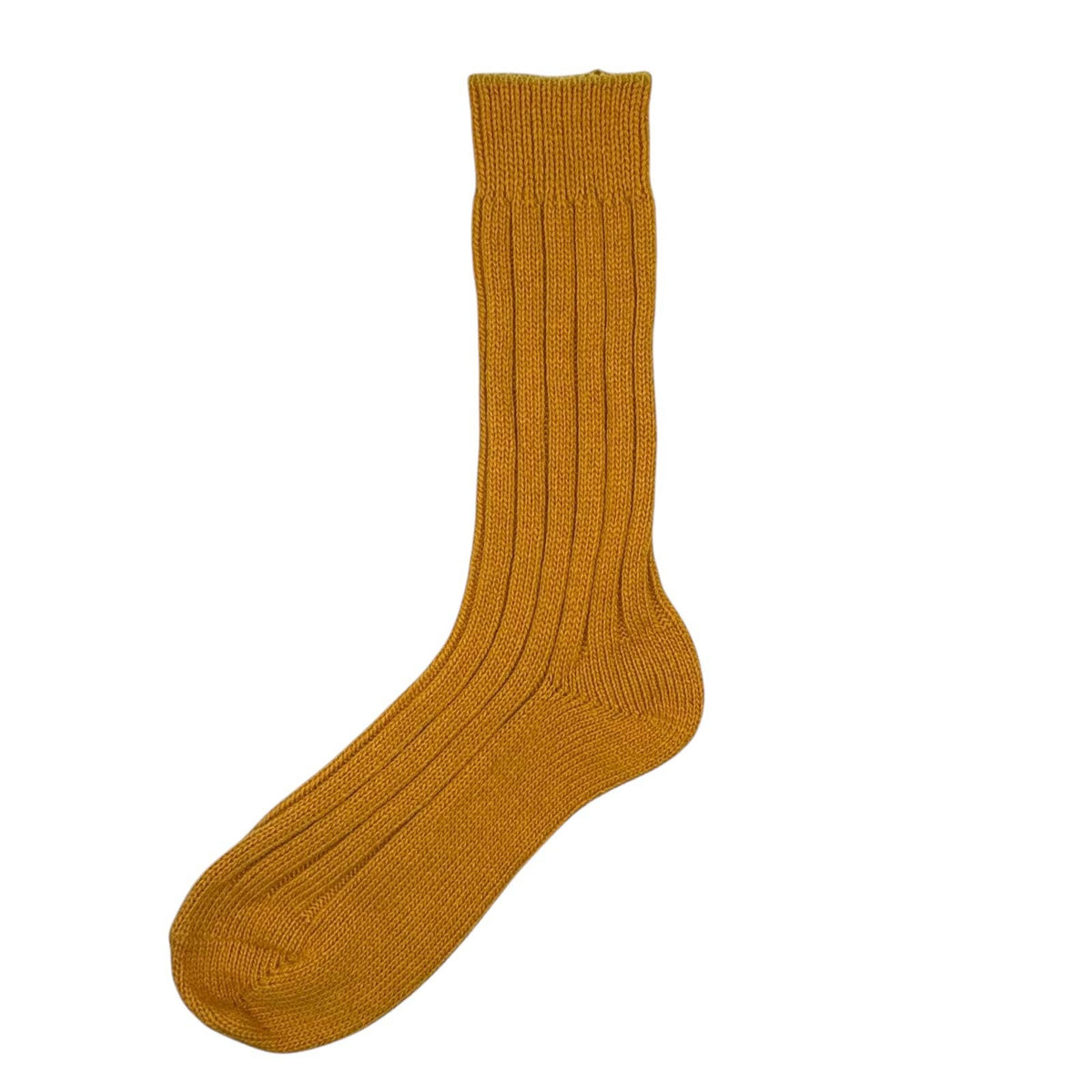 Sofia cashmere-blend pair of socks: Rust