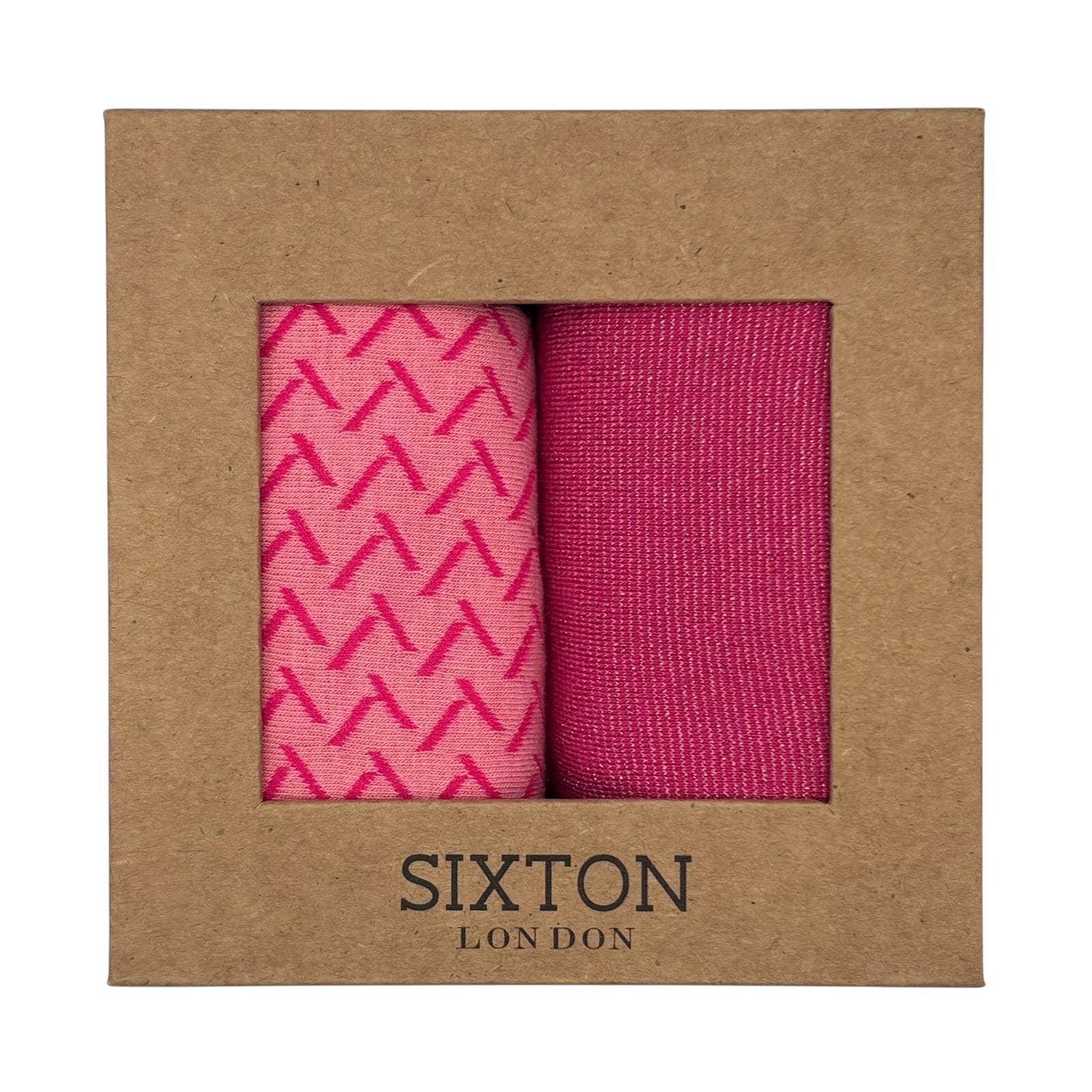 Pink Kyoto & Pink Tokyo sock box duo - Default Title