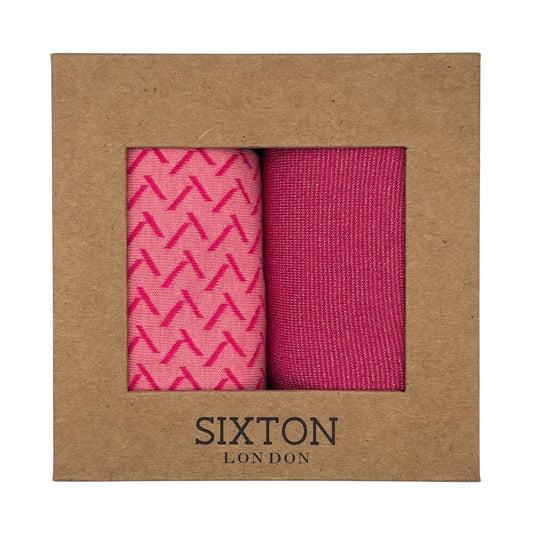 Pink Kyoto & Pink Tokyo sock box duo - Default Title