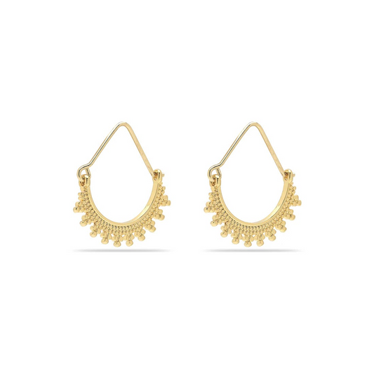 Pilgrim Kiku Half Hoop Earrings