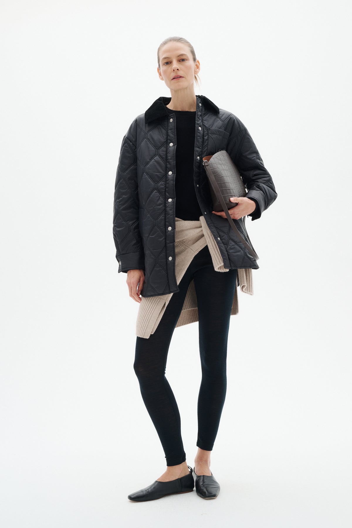 Black Inwear light padded jacket 