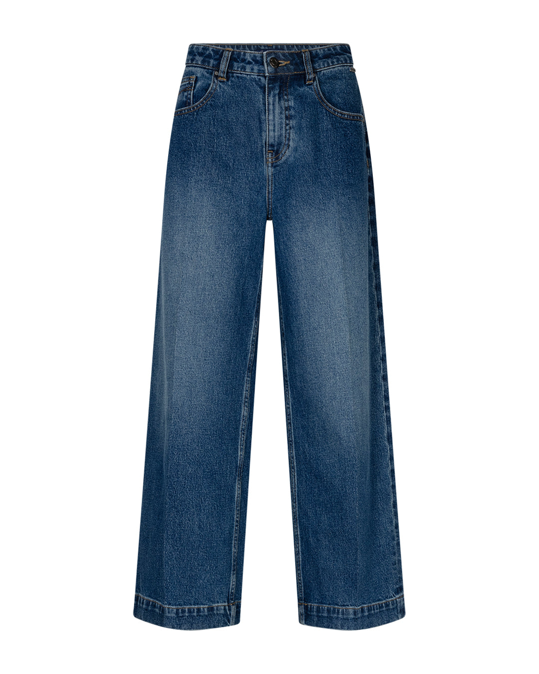 Red Button Bonnie wide leg jeans in Dark Stone Used with a 27 inch leg length.