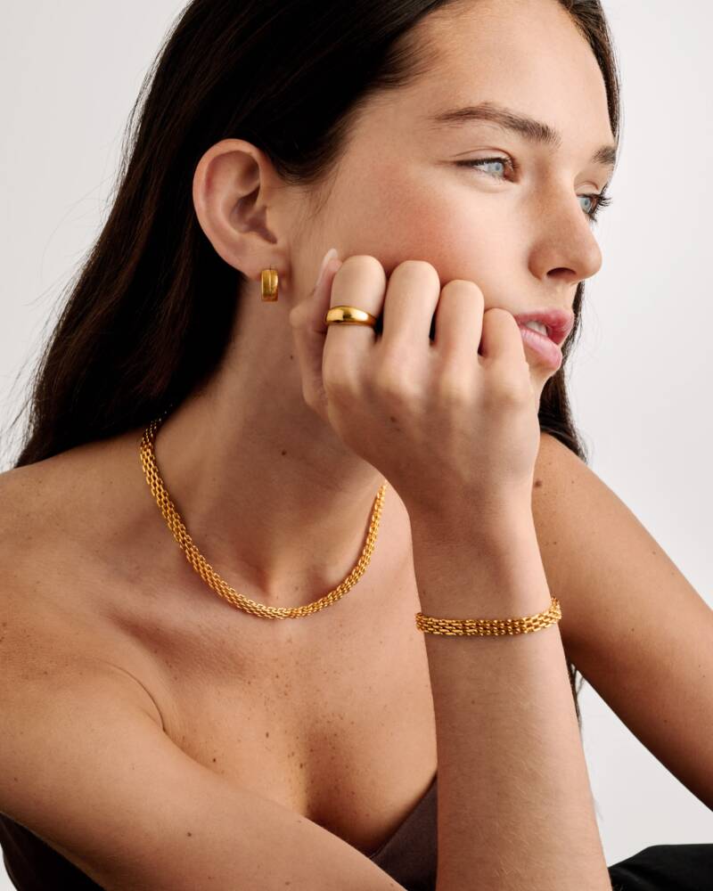 Braid Chain Bracelet and Necklace