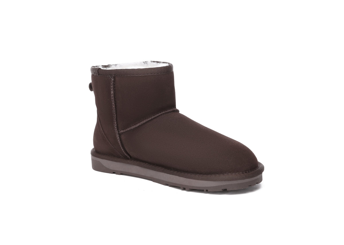 Everau Emu Sheepskin Boots in Dark Chocolate Brown
