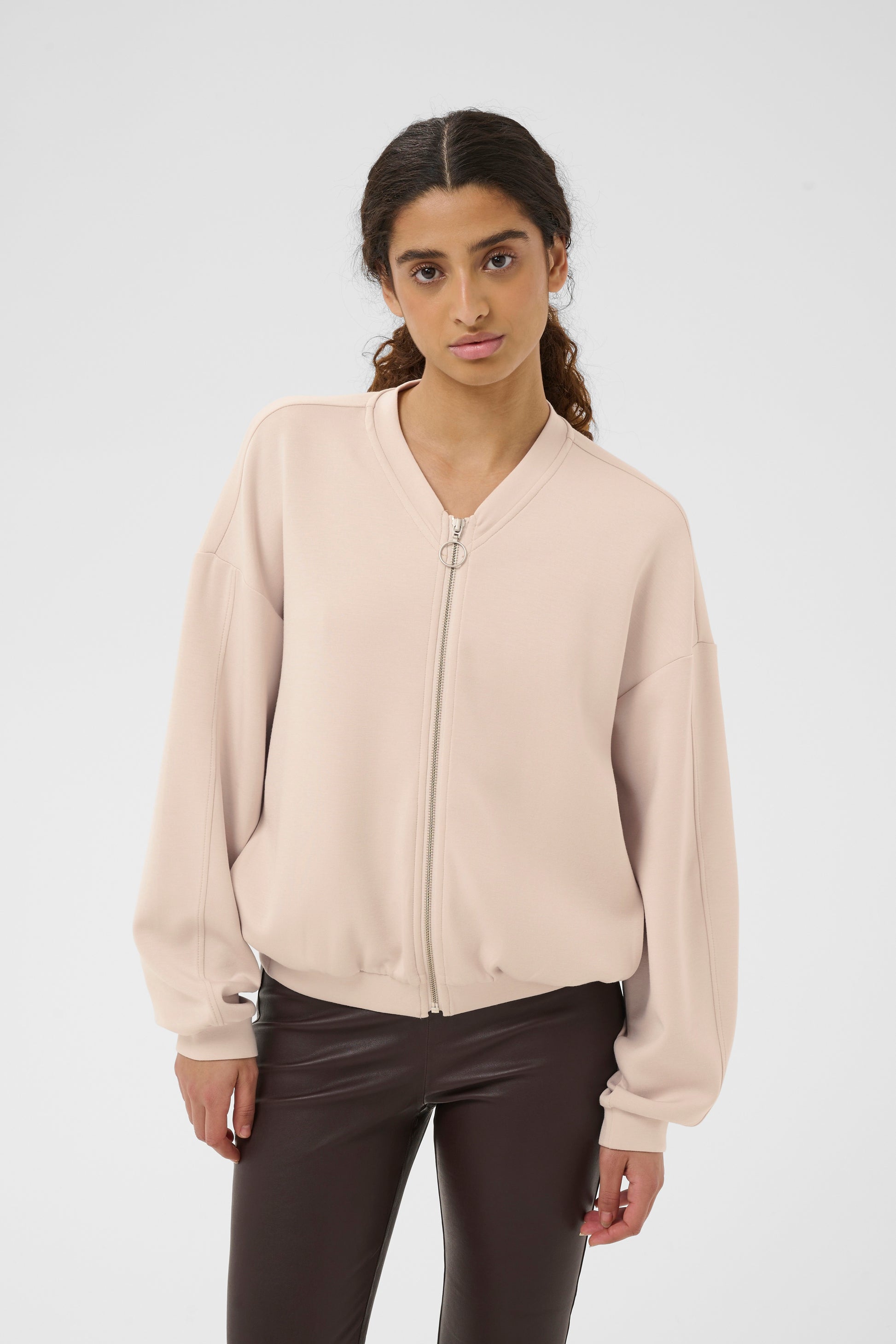 Simi Vincent Zipper Jacket from InWear in Haze