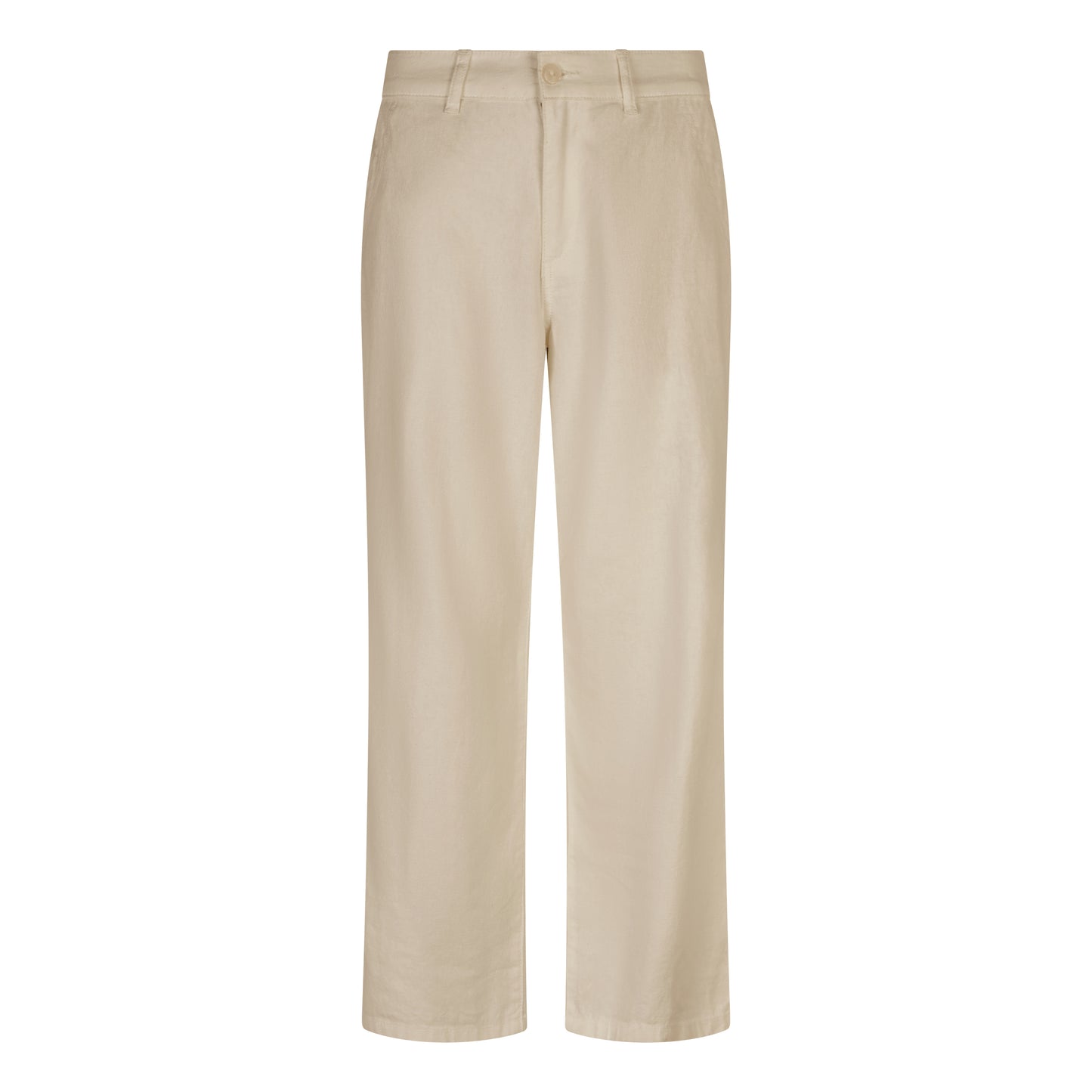 Red Button Conny Linen Trousers in Pebble womens neutral trousers