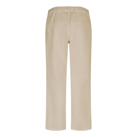 Red Button Conny Linen Trousers in Pebble womens neutral trousers