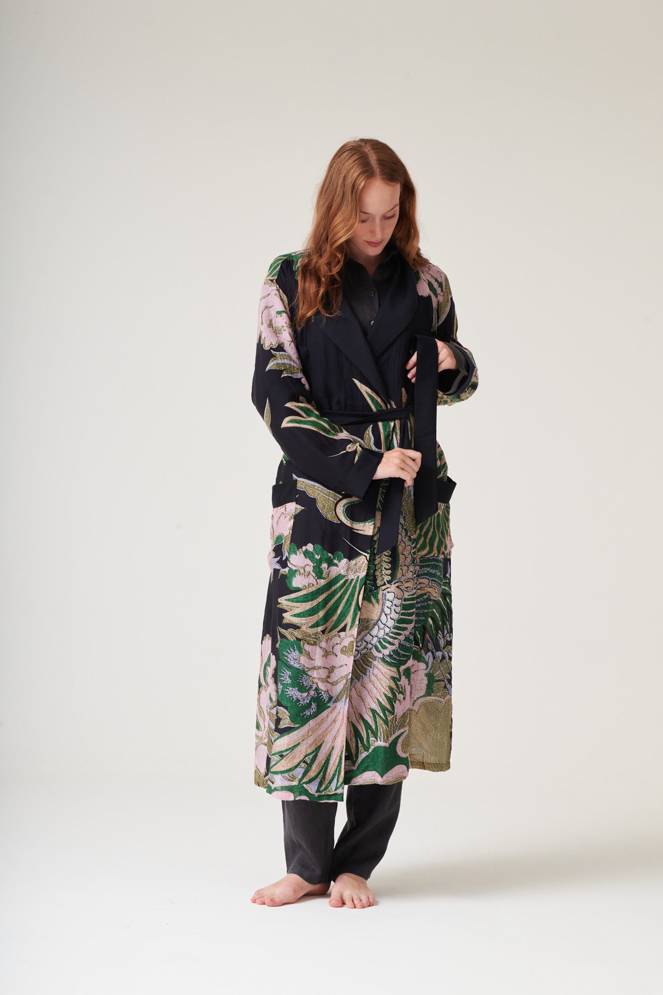 One Hundred Stars Emerald Crane Gown