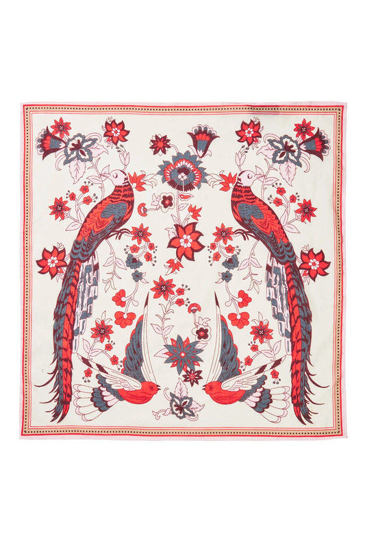 Lollys Laundry Gardenbirds Scarf - creme-2