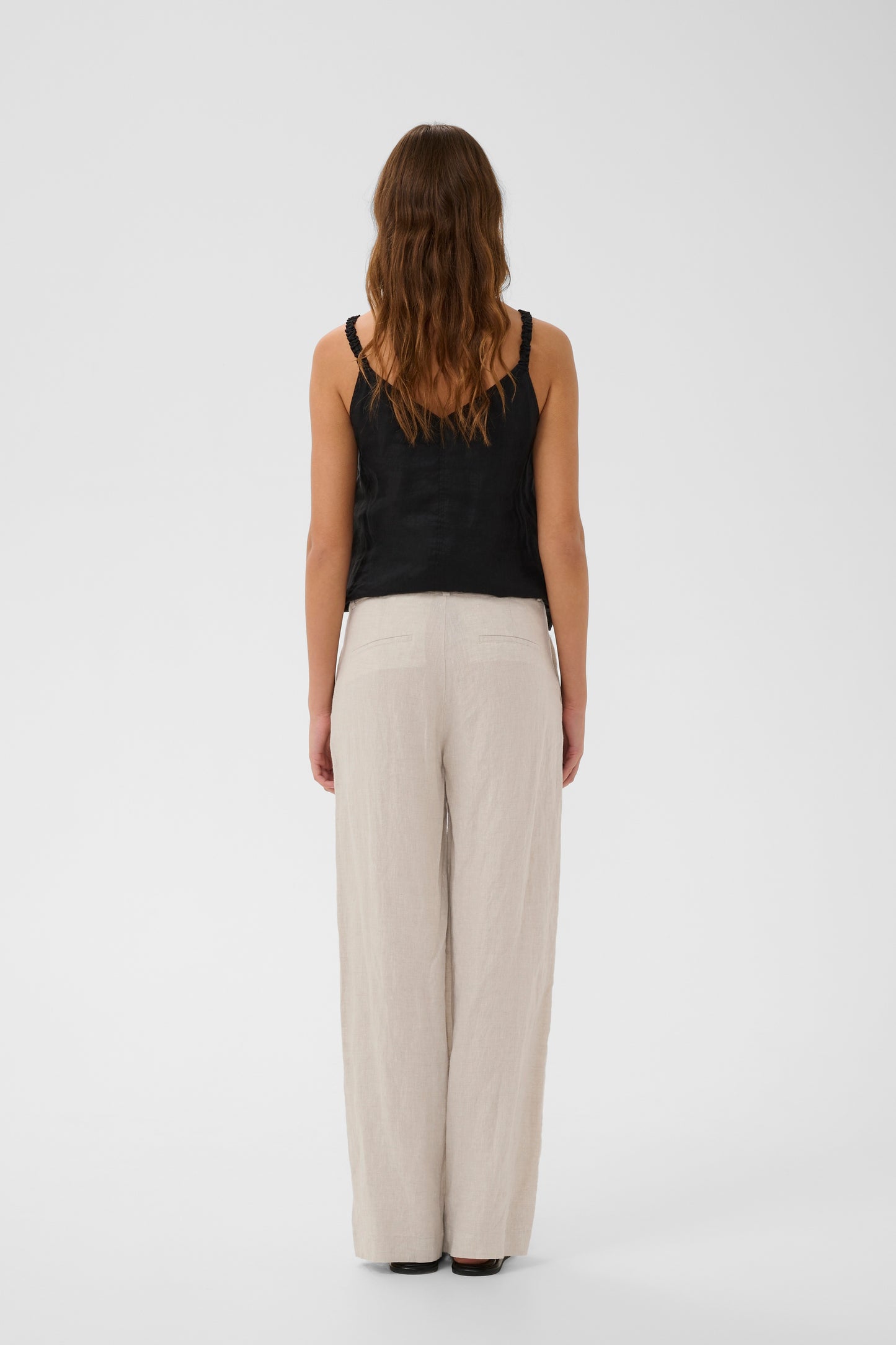 InWear Elinor Solina linen trousers in ecru tailored neutral summer trousers