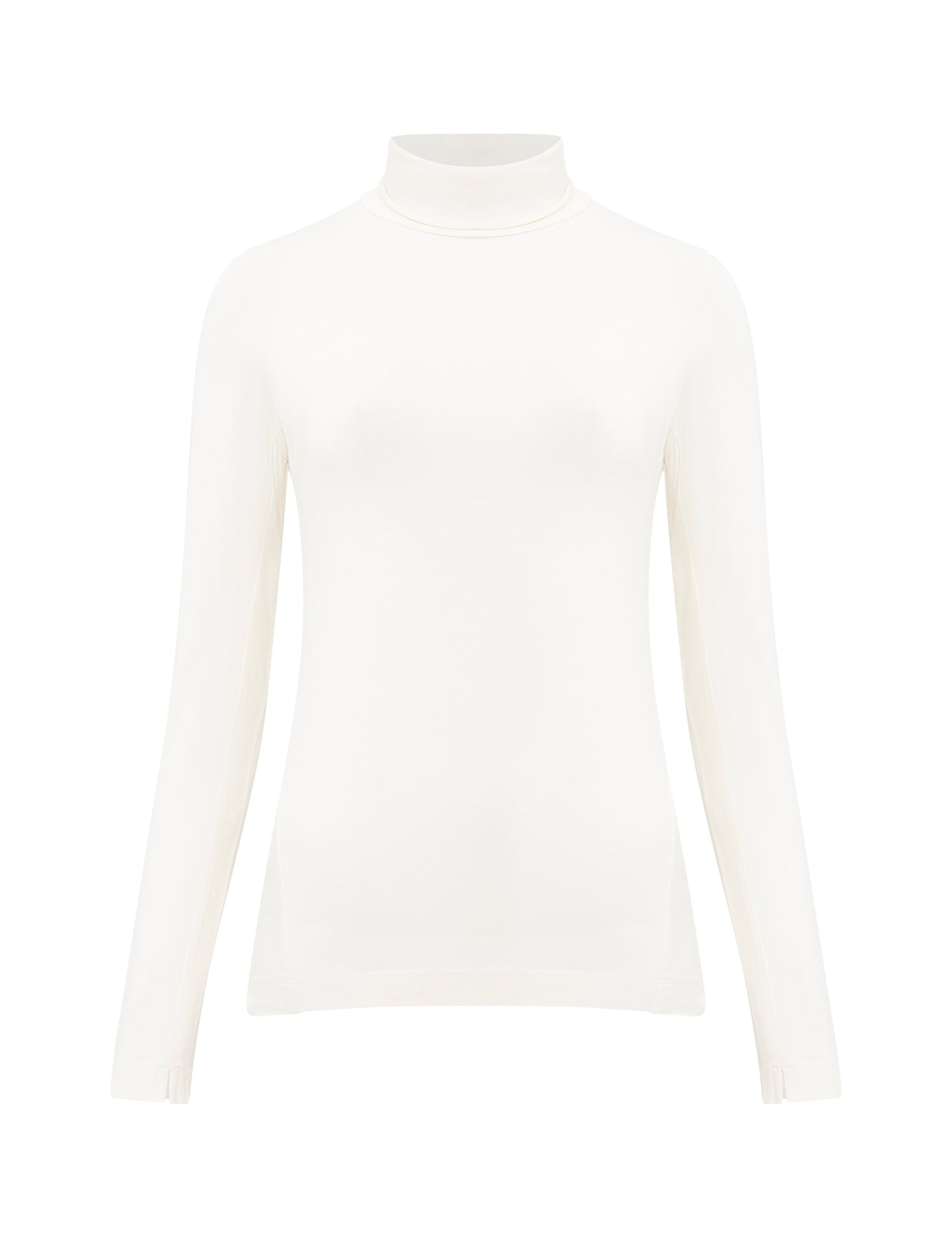 French Connection Venitia Split Cuff Top - Classic Cream
The French Connection cream polo neck top with split sides to the cuff.