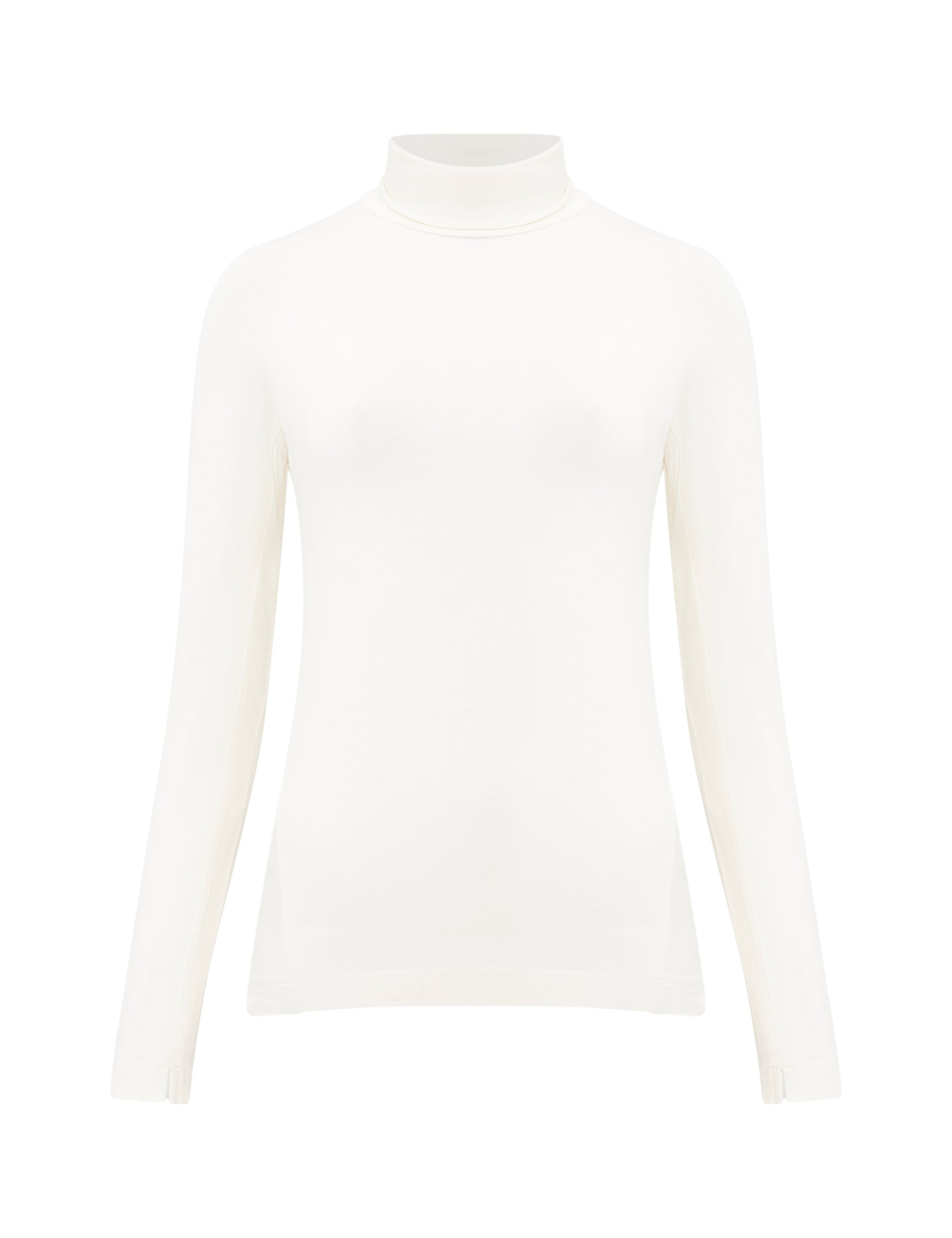 French Connection Venitia Split Cuff Top - Classic Cream
The French Connection cream polo neck top with split sides to the cuff.