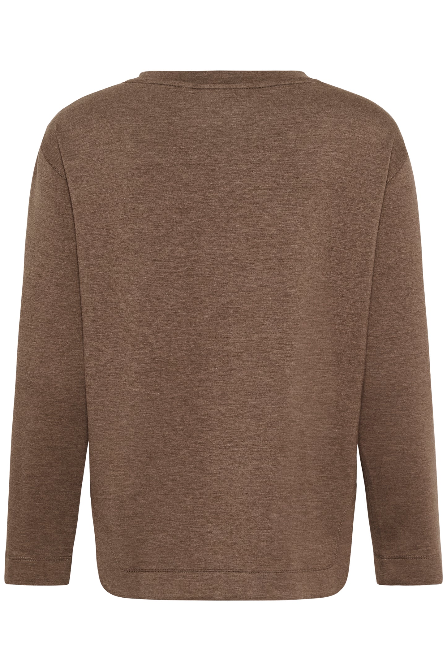 InWear Gincent Crewneck in Coffee Quartz with classic crew neckline