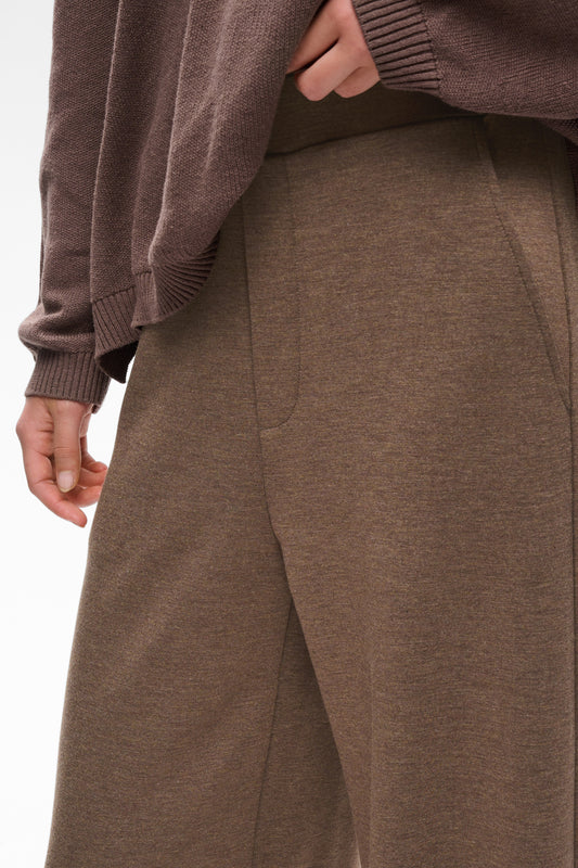 Inwear Gincette pull on Tencel Trousers in Coffee quartz