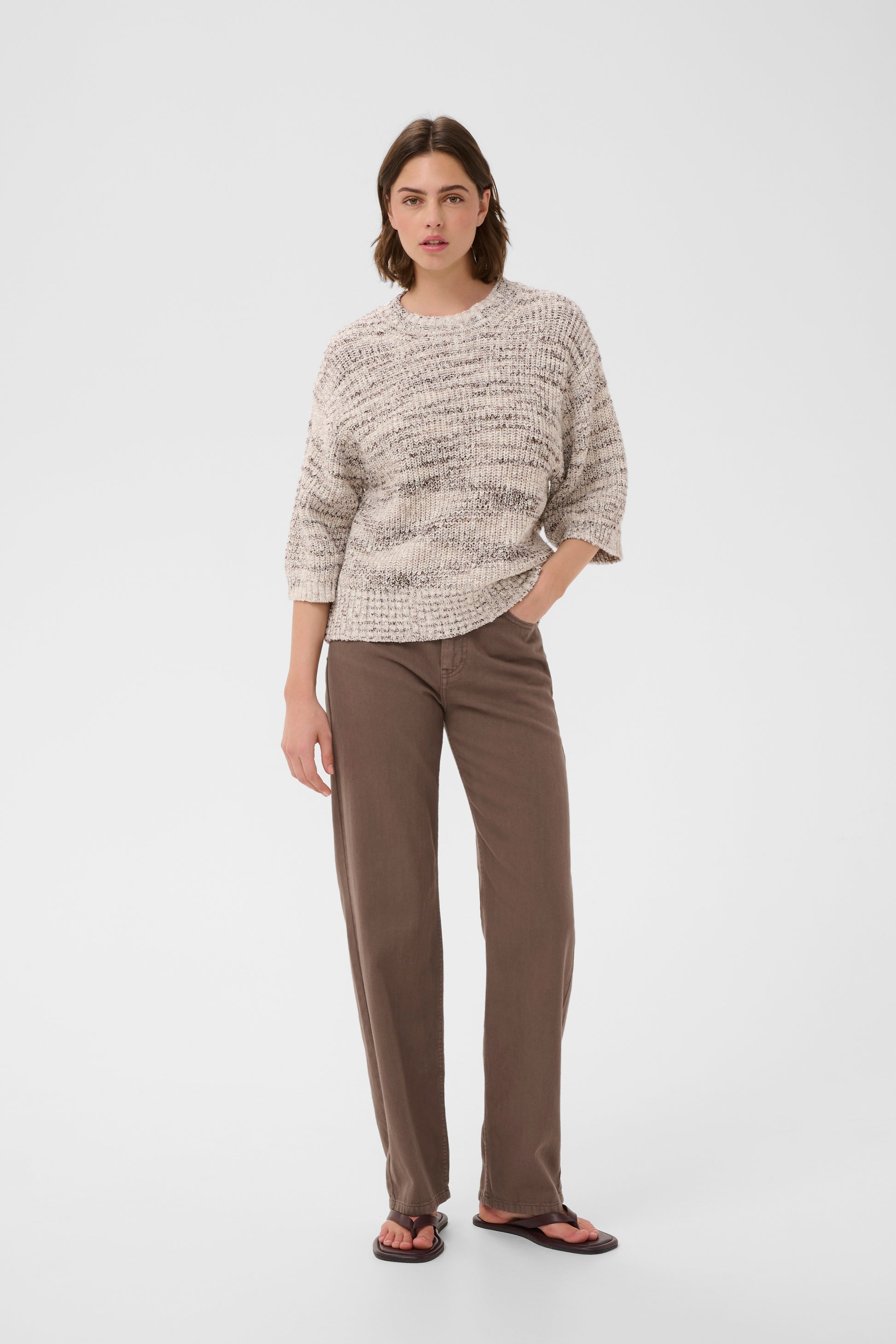 Gladys Straight leg brown Jeans