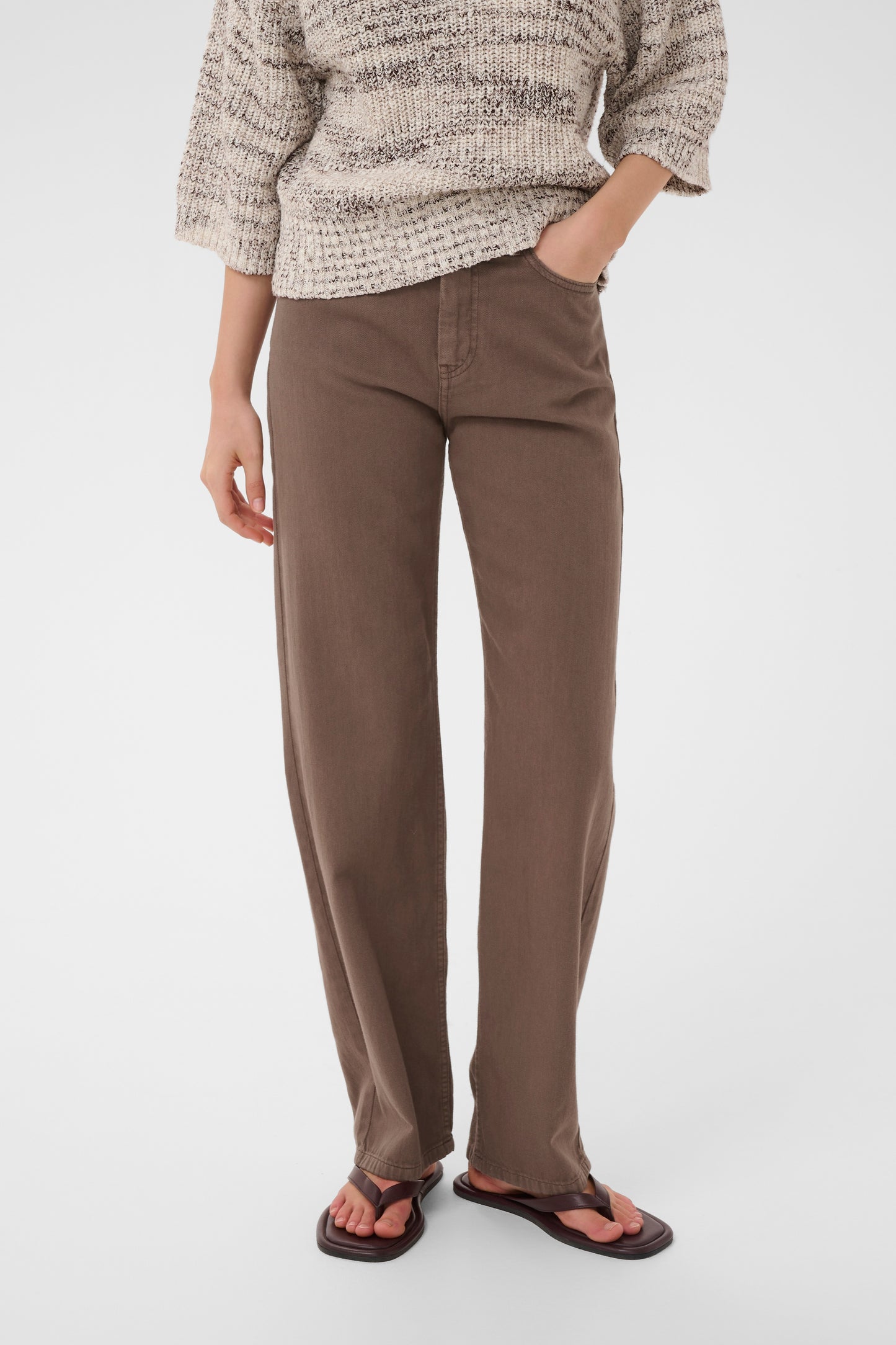 Gladys Straight leg brown Jeans