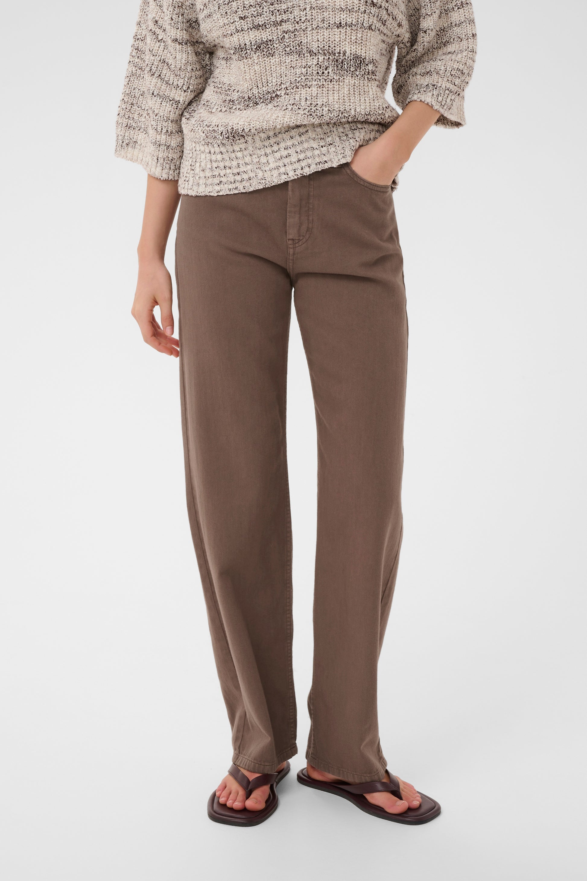 Gladys Straight leg brown Jeans
