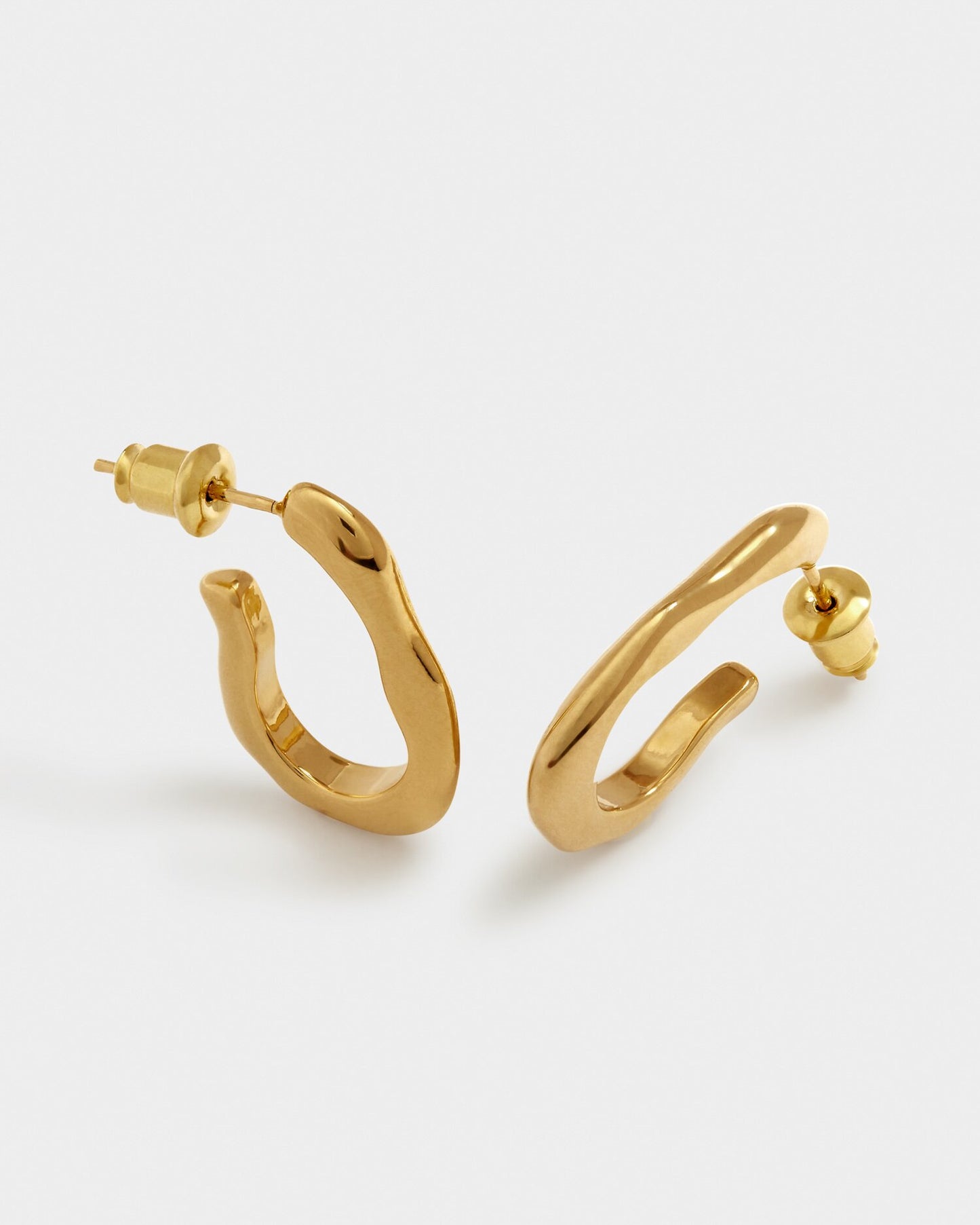 Gold Hera Hoop Katie Loxton Earrings On White Background