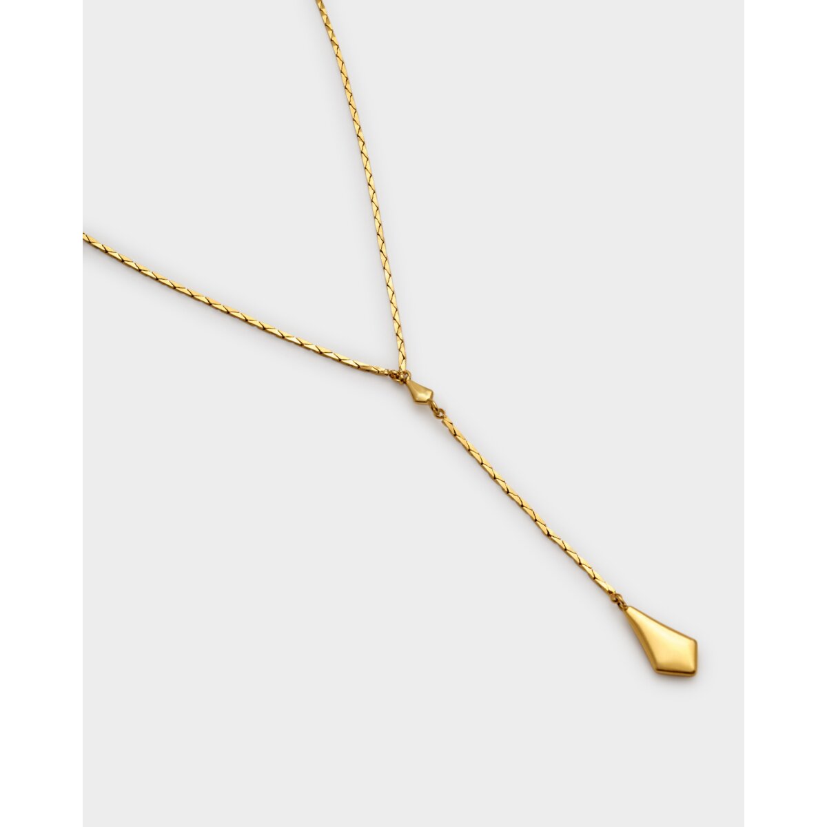 Katie Loxton Harlequin Waterproof Gold Lariat Necklace