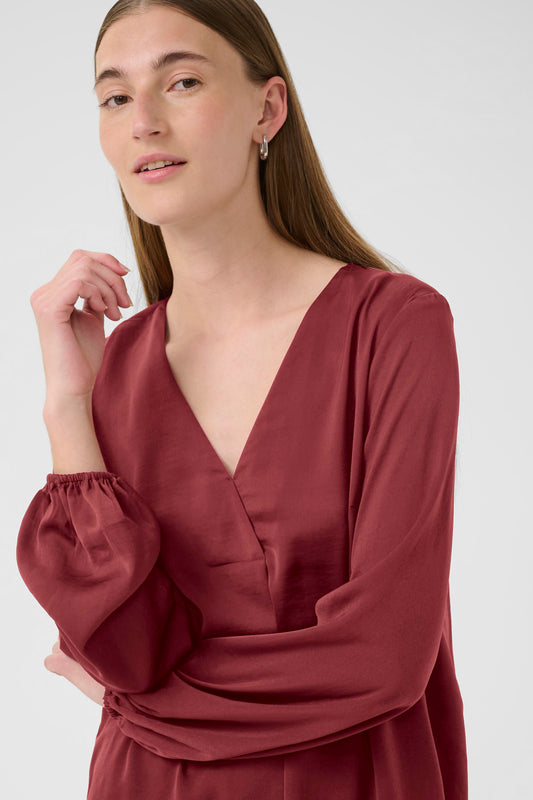 InWear Rinda Blouse - Cabernet - 34-uk-8