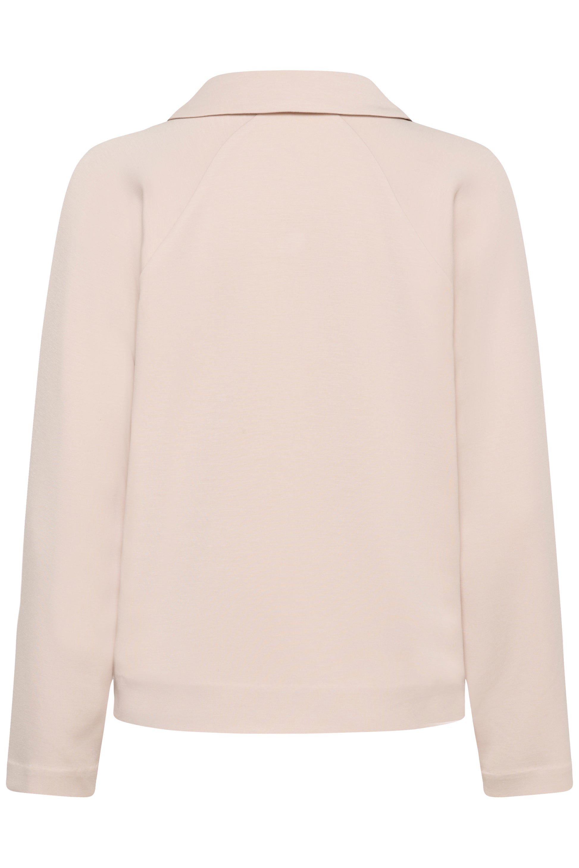 Haze colour InWear Polo Blouse with long sleeves and v neck