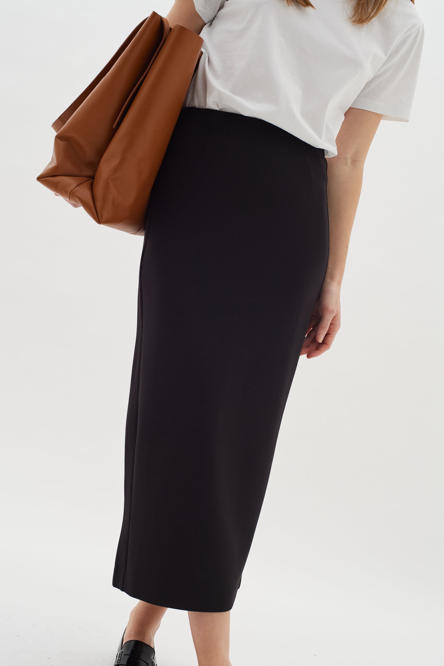 Inwear Aida Black Tencel Skirt 
