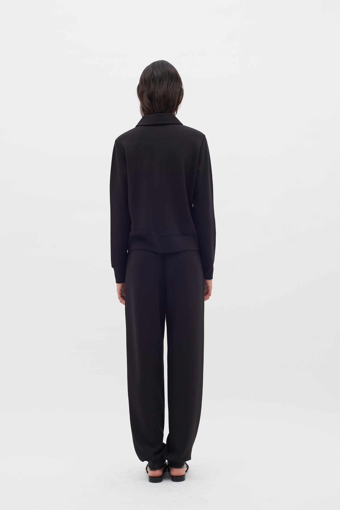 Inwear Becal Cardigan Sweat Jacket in Black