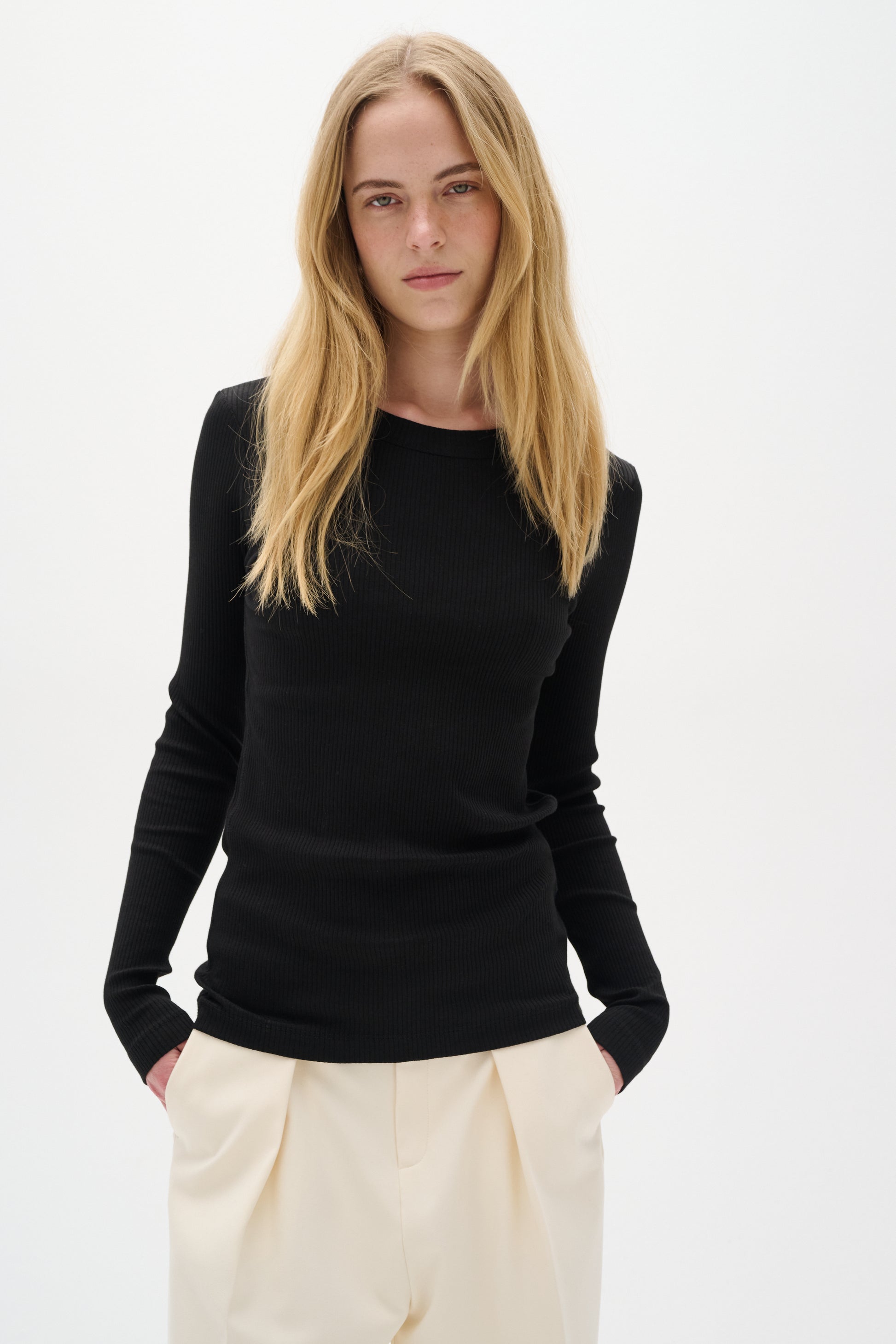 InWear Dagnal Long Sleeved T-Shirt - Black