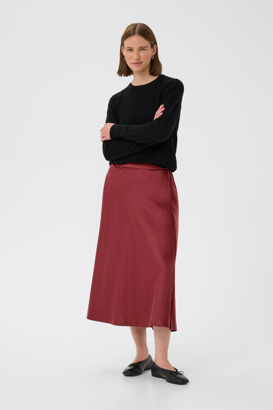 InWear Zilky Skirt - Cabernet - 36-uk-10