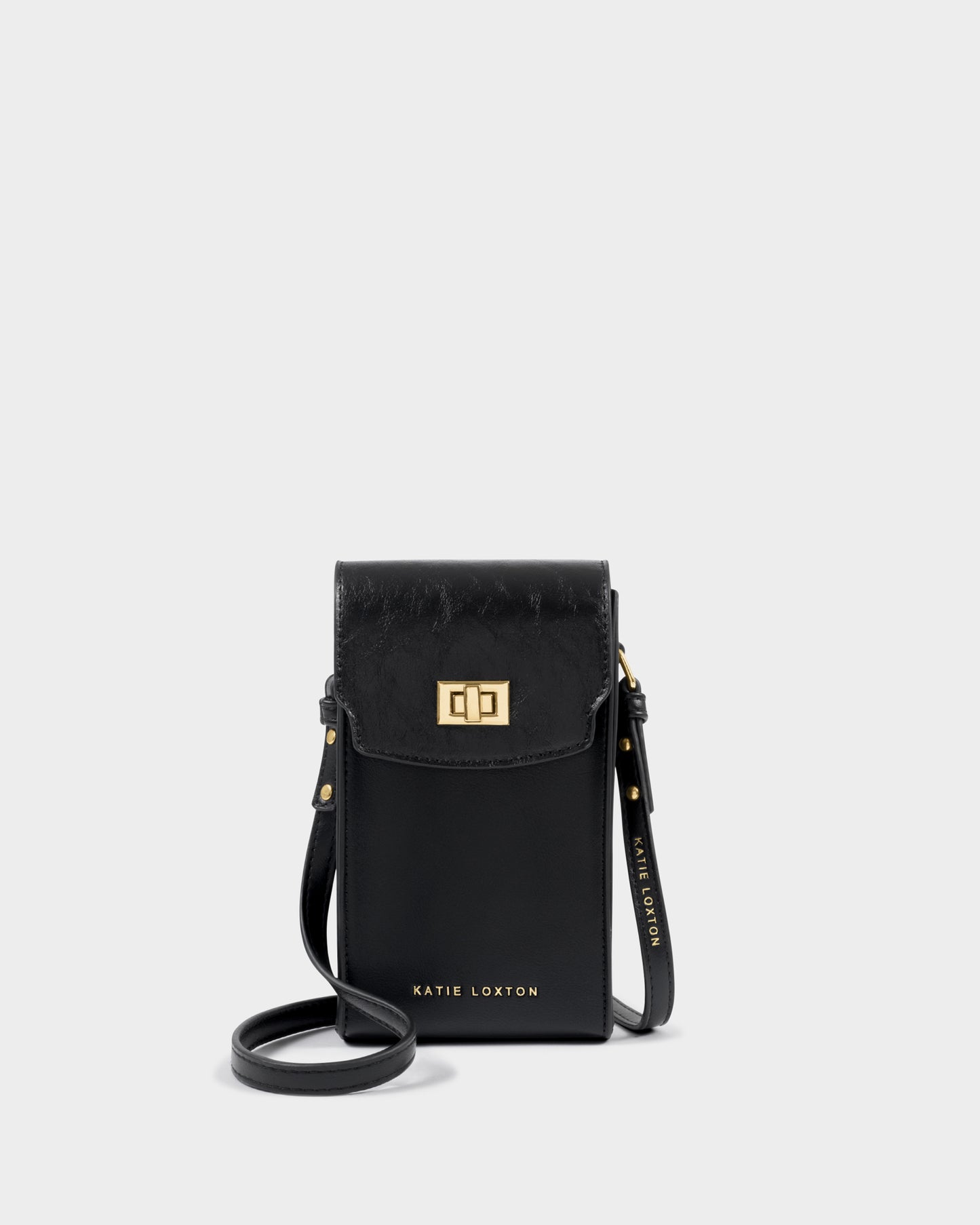 Katie Loxton Orin Twist Lock Slim Bag - Black