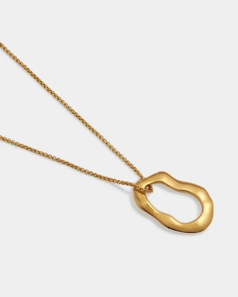 Katie Loxton Hera necklace in waterproof gold on white background