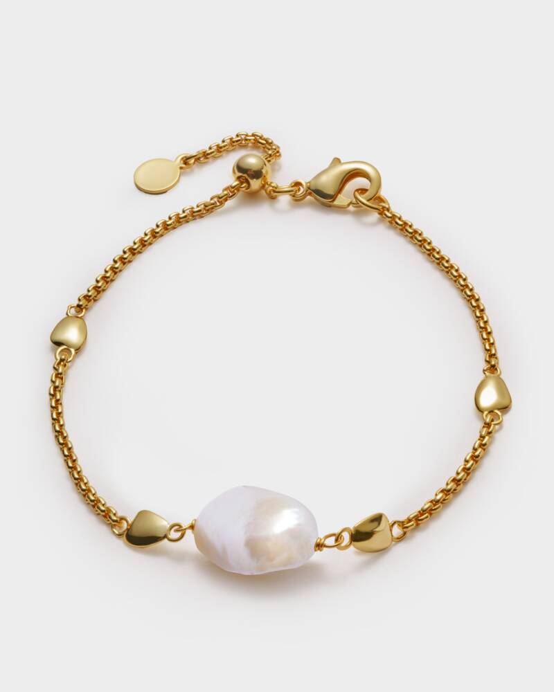 Katie Loxton Sol Pearl Bracelet Gold