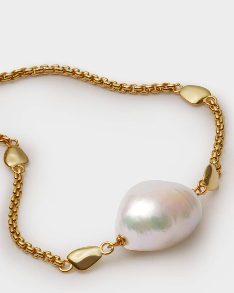 Katie Loxton Sol Pearl Bracelet Gold