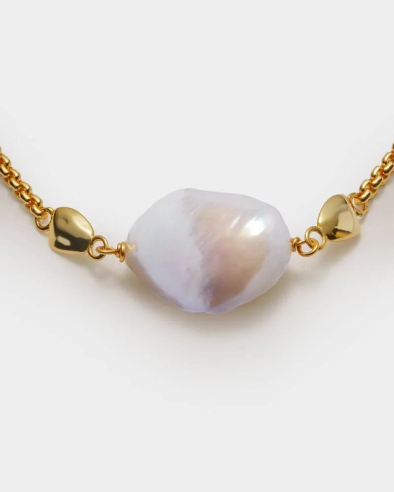 Katie Loxton Sol Pearl Bracelet Gold