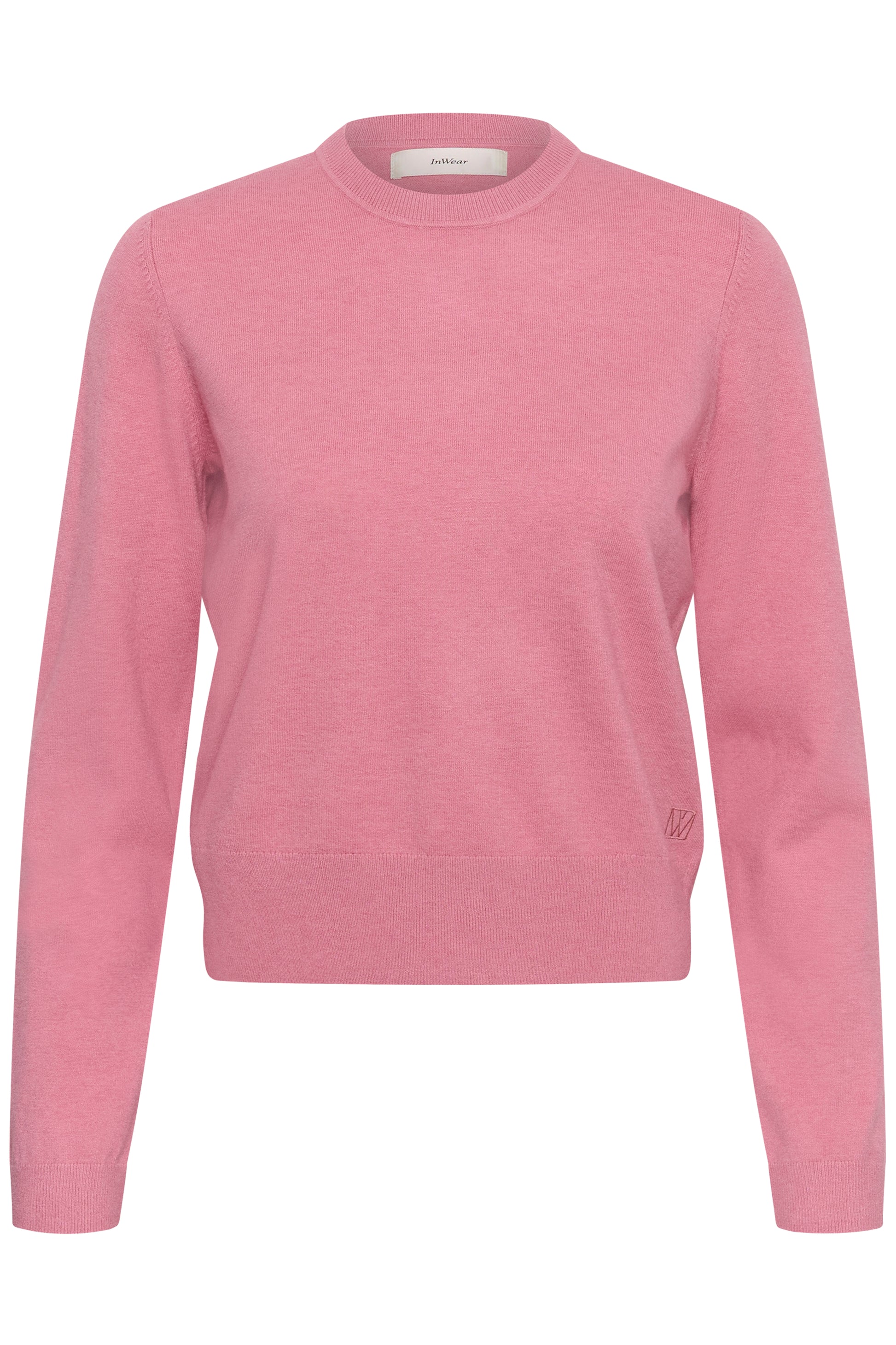 Pink Inwear sweater on a white background