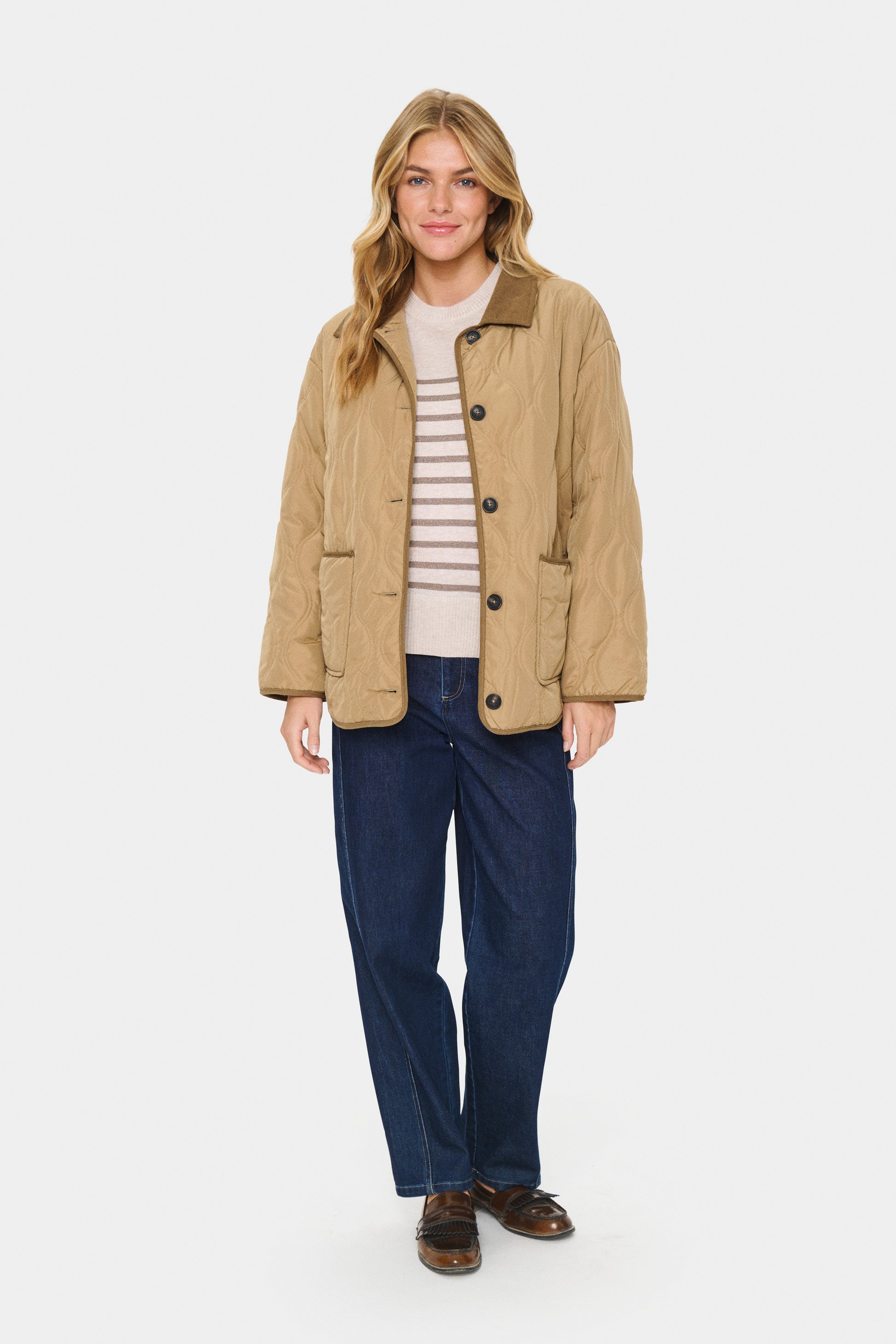 Lois Saint tropez jacket in petrified oak