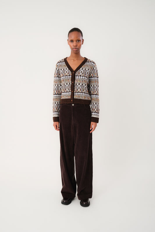 Lollys Laundry Florida Pants - Dark Mokka - xs