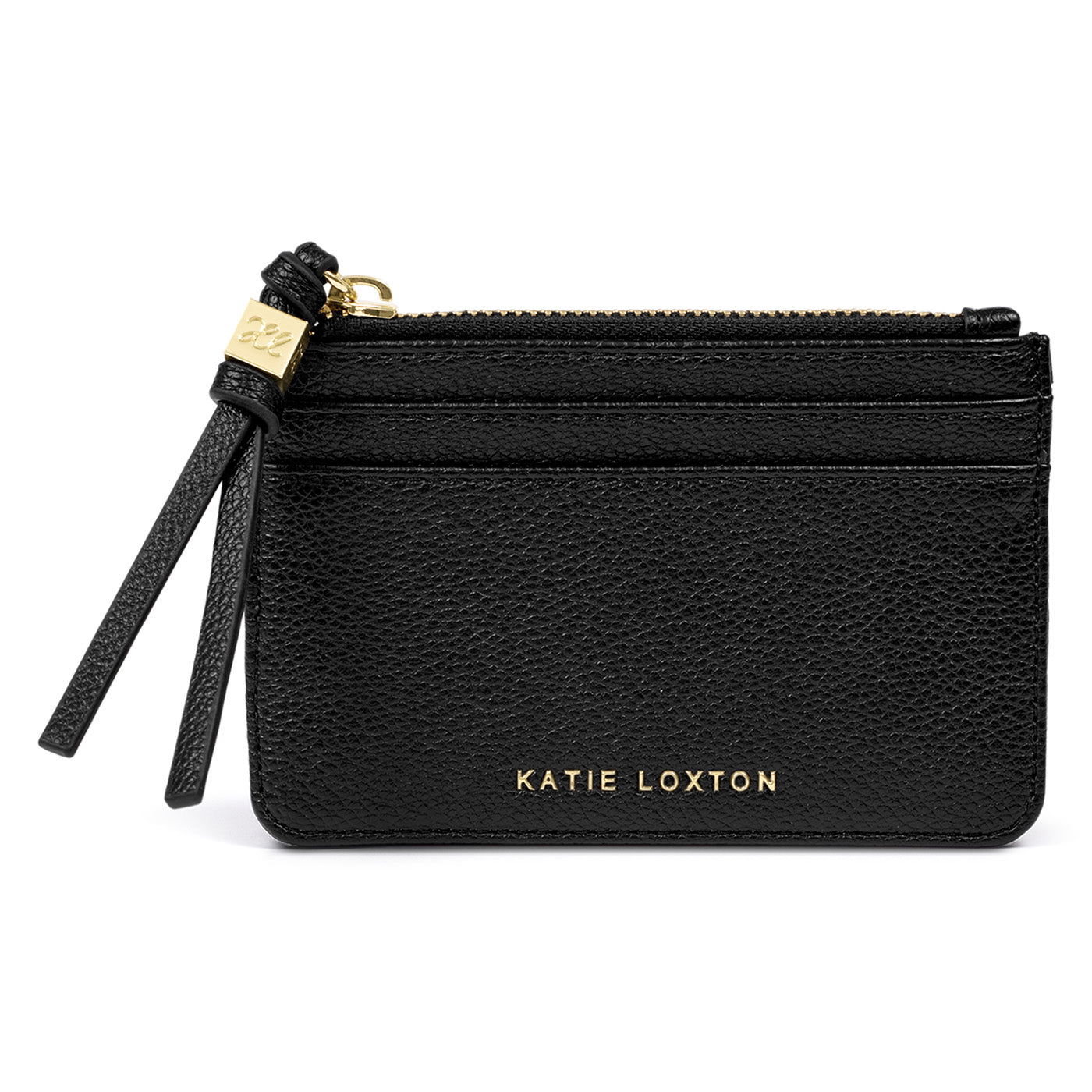 Katie Loxton Lottie Coin & Card Holder available in Black, Chocolate Leopard and Cherry.