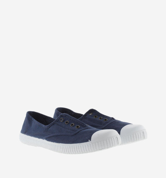 Victoria 1915 Inglesa DREC canvas elastic trainers for women made from recycled cotton with natural rubber sole