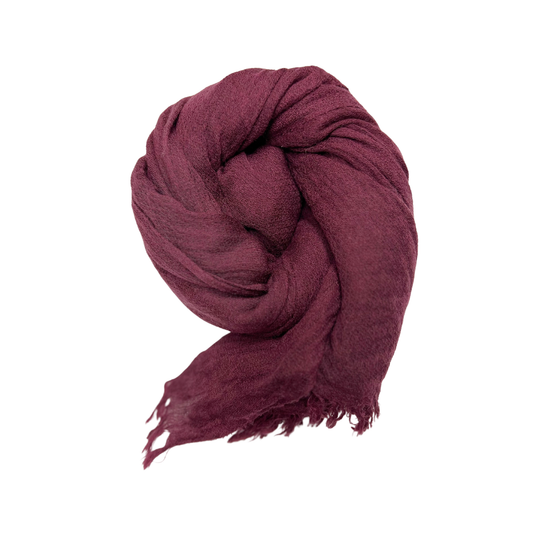 Soft Bamboo Scarf - maroon