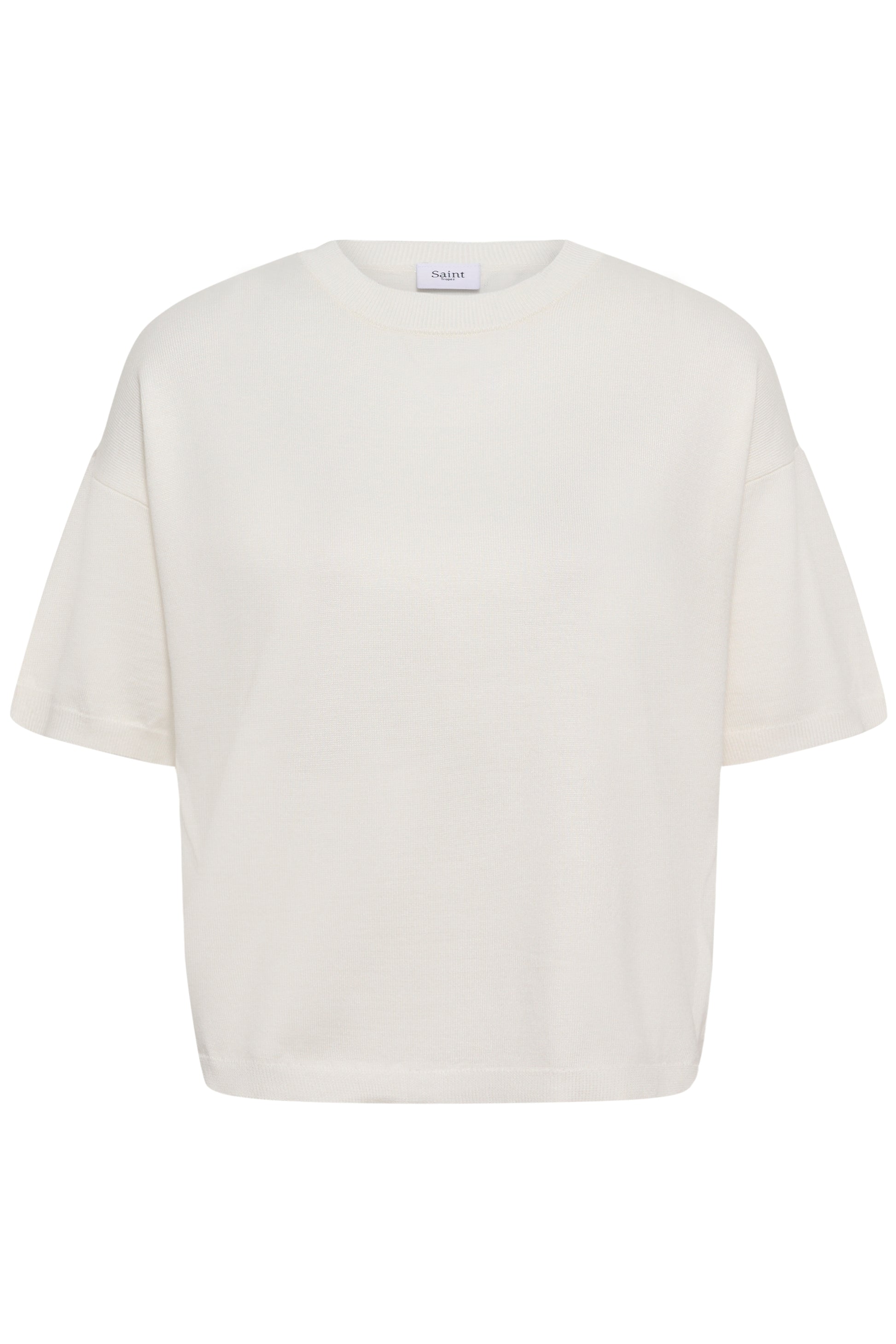 Mila Boxy Short Sleeved Pullover in Ice
