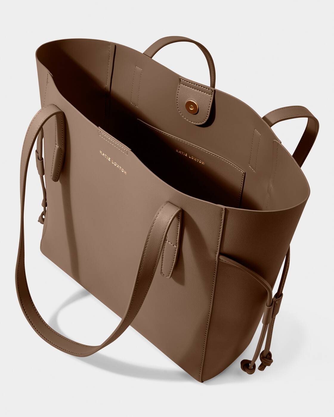 Katie Loxton Ashley Tote Bag in Mink with a timeless structured design.